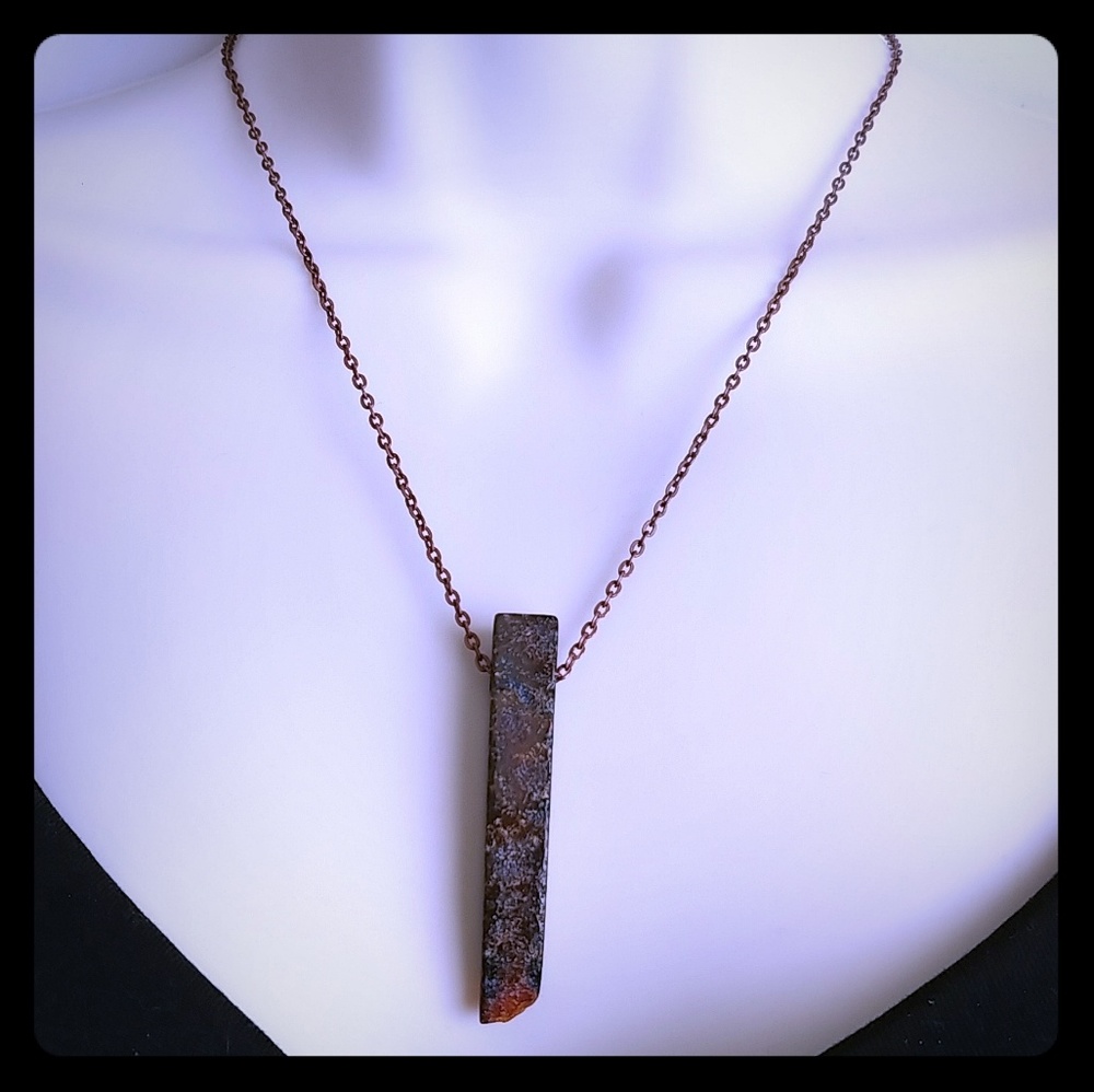 Handmade: Kara by Saint Shadle; onyx necklace
